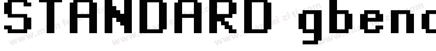 STANDARD gbenor (R字体转换